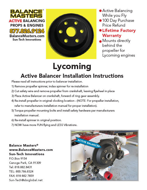 Lycoming PROP / ENGINE Balancer