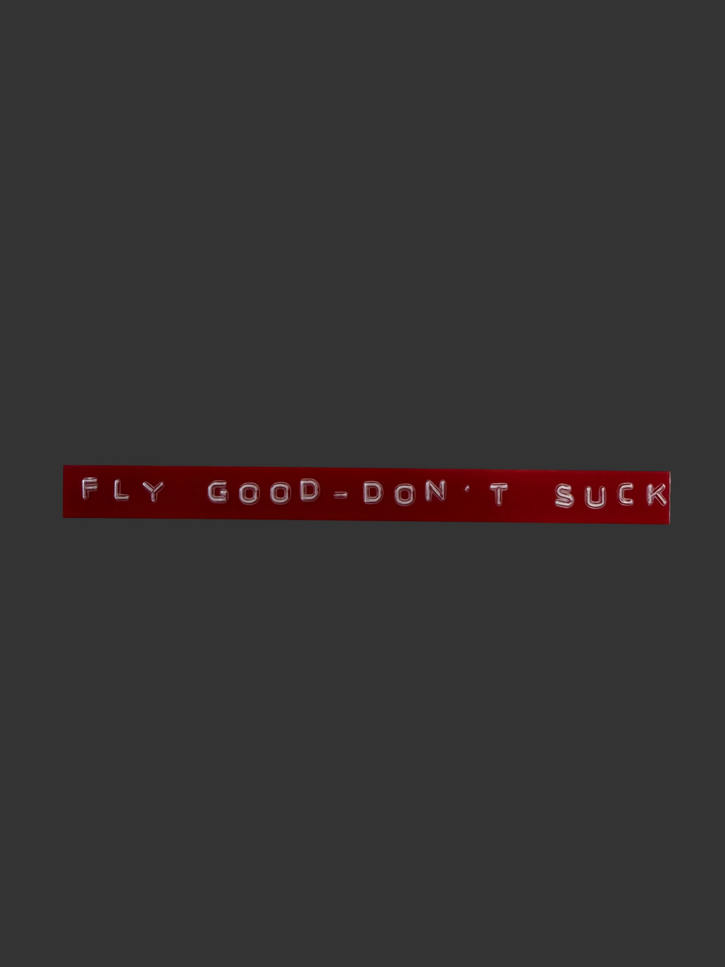 Retro “Fly Good - Don’t Suck” sticker