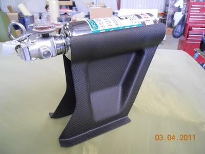 Side x Side Fire Extinguisher Armrest (Carbon Fiber)