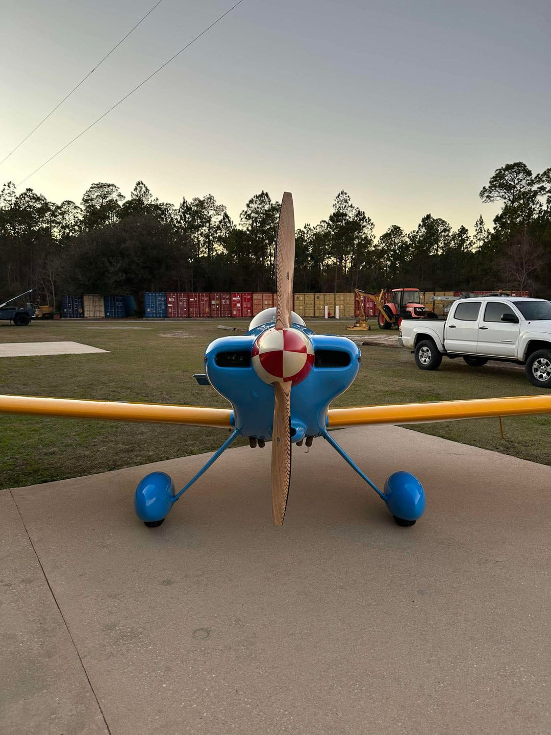 Warnke style wood aircraft propeller