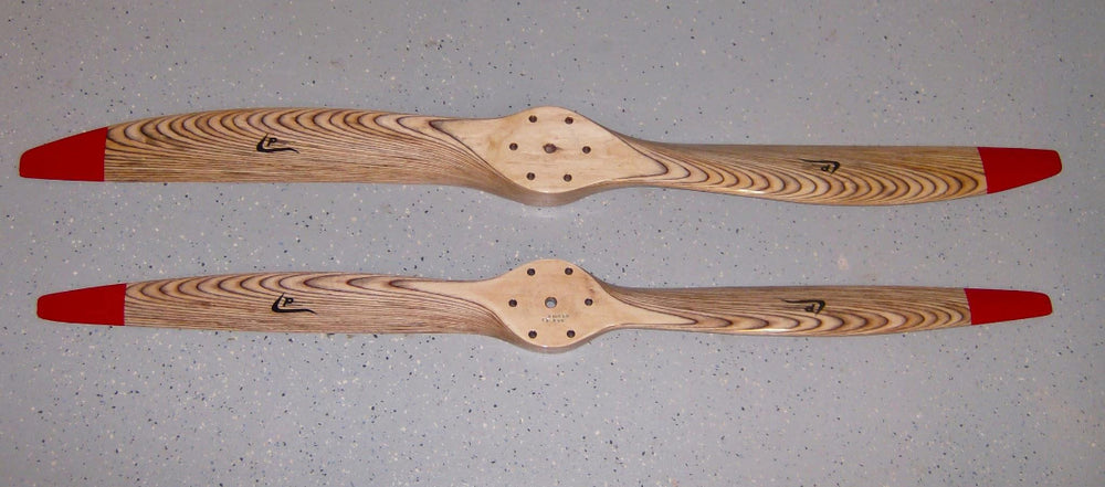 Warnke style wood aircraft propeller