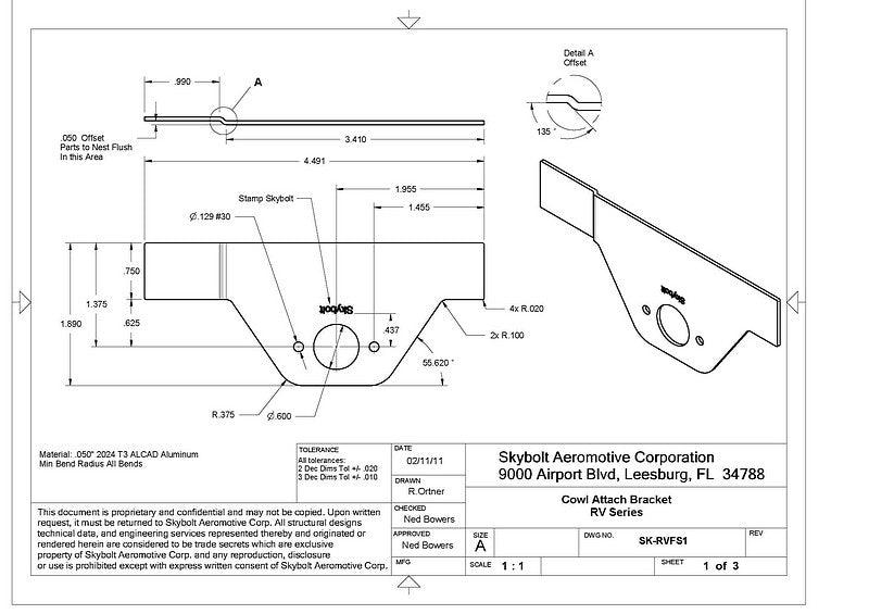 Flange (single) - (SK-RVFS1)